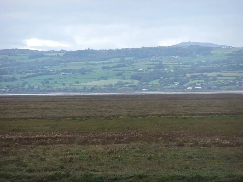 View from Heswall across the Dee Estuary to the hills of North Wales