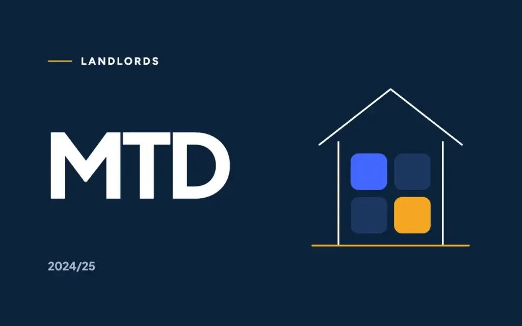 Making Tax Digital for landlords: a house drawn with calculator keys